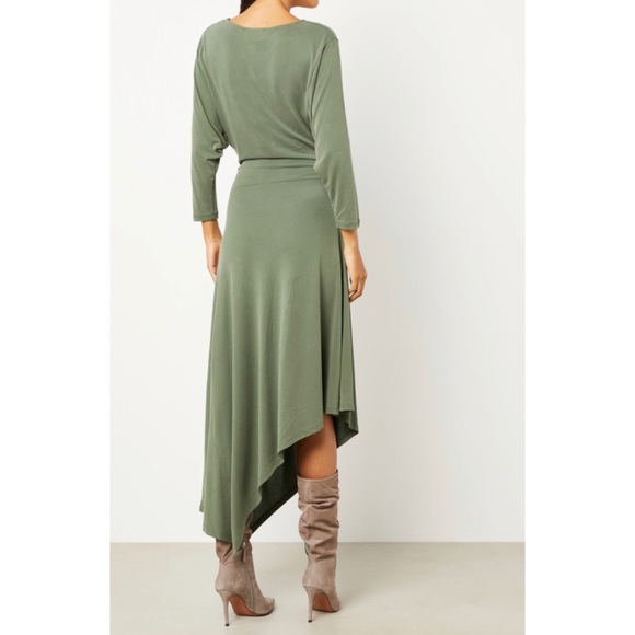 ❗️FINAL❗️ 🆕 BCBGMaxAria Asymmetrical Skirt Dress L 🔴 - Picture 3 of 6